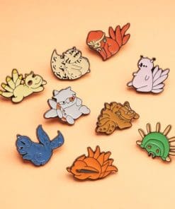 Alternative view of Naruto 'Gyuuki' Enamel Pin