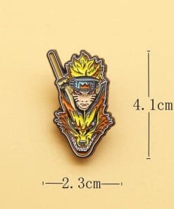 Alternative view of Naruto 'Wolf' Enamel Pin