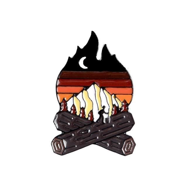 Campfire Enamel Pin