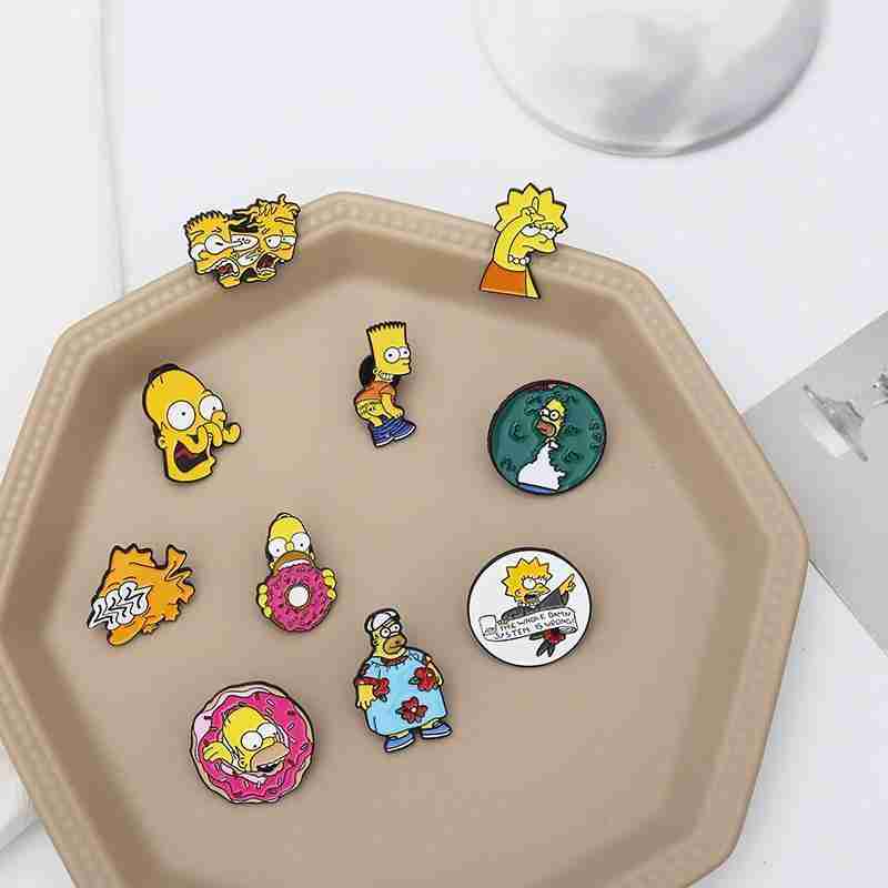 The Simpsons 'Homer | Bushes' Enamel Pin - Image 2
