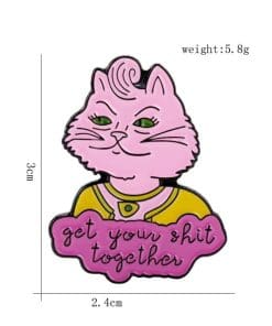 BoJack Horseman 'Princess Carolyn | Get Your Shit Together' Enamel Pin - Image 5