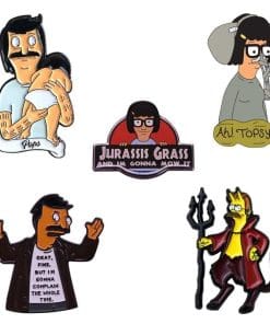 Alternative view of Bob's Burgers 'Tina | Ah Topsy' Enamel Pin