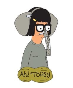 Bob's Burgers 'Tina | Ah Topsy' Enamel Pin
