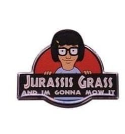 Bob's Burgers 'Tina | Jurassic Grass' Enamel Pin