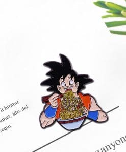 Alternative view of Dragon Ball Z 'Goku | Ramen' Enamel Pin