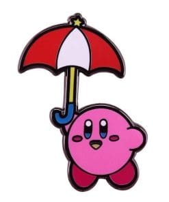 Kirby 'Floating Umbrella' Enamel Pin