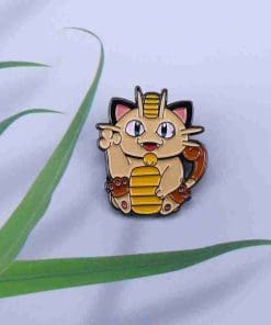 Alternative view of Pokemon 'Meowth' Enamel Pin