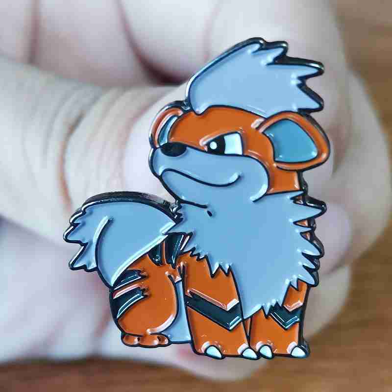 Pokemon 'Arcanine' Enamel Pin - Image 3