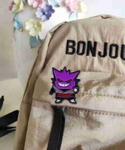 Alternative view of Pokemon 'Gengar | DBZ | Vegeta Black' Enamel Pin