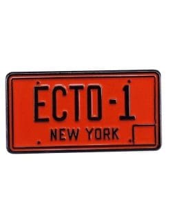 Alternative view of Ghostbusters 'Ecto 1 | License Plate' Enamel Pin