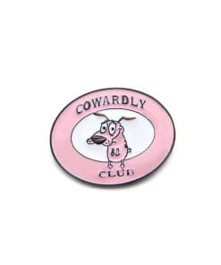 Courage the Cowardly Dog 'Cowardly Club' Enamel Pin