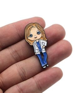 Alternative view of Grey's Anatomy 'Meredith' Enamel Pin