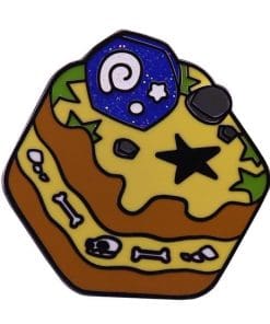 Alternative view of Animal Crossing 'Fossil Box' Enamel Pin
