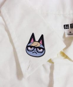 Alternative view of Animal Crossing 'Raymond | Portrait' Enamel Pin