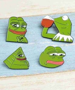 Alternative view of Pepe the Frog '2.0' Enamel Pin