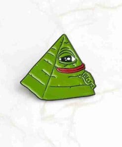 Pepe the Frog 'Illuminati Pyramid' Enamel Pin