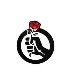 Black Lives Matter BLM 'Rose' Enamel Pin