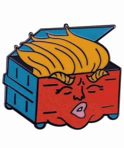 Trump Dumpster Fire Enamel Pin