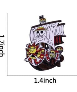 One Piece 'Pirate Ship' Enamel Pin - Image 7