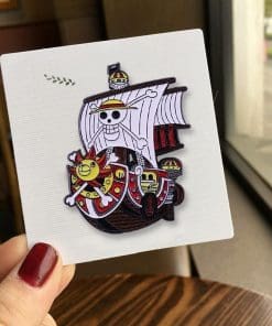 Alternative view of One Piece 'Pirate Ship' Enamel Pin