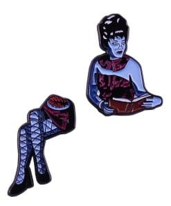 Beetlejuice 'Half Woman' Enamel Pin