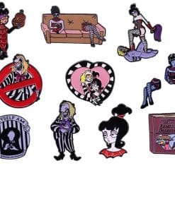 Beetlejuice Set Enamel Pin