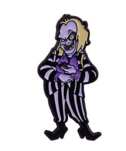 Beetlejuice 'Scheming' Enamel Pin