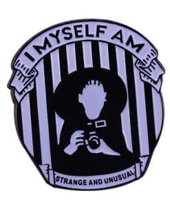 Beetlejuice 'I Myself Am Strange and Unusual' Enamel Pin