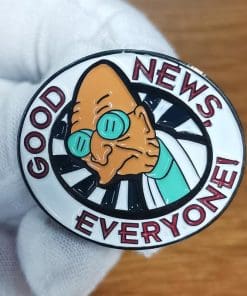 Alternative view of Futurama 'Professor Farnsworth' Enamel Pin