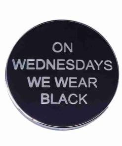 The Addams Family 'On Wednesdays We Wear Black' Enamel Pin - Image 5
