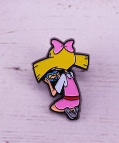 Alternative view of Hey Arnold 'Helga in Love' Enamel Pin