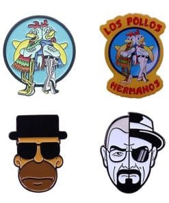 Breaking Bad 4 Piece Set Enamel Pin