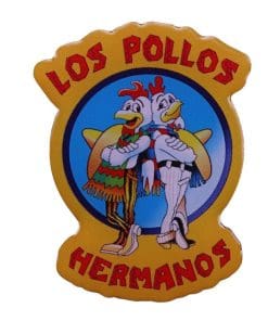Alternative view of Breaking Bad 'Los Pollos Hermanos' Enamel Pin