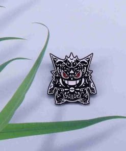 Alternative view of Pokemon 'Gengar | Black Tattooed' Enamel Pin