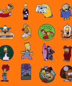 Alternative view of The Simpsons 'Alien | Kodos' Enamel Pin