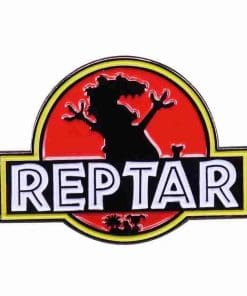 Alternative view of Rugrats 'Reptar | Jurassic Park' Enamel Pin