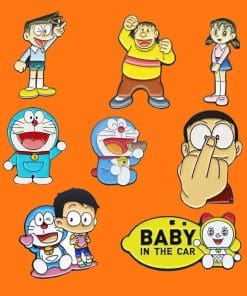 Doraemon 'F | U' Enamel Pin - Image 3