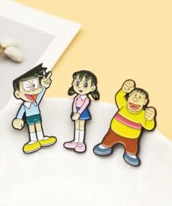 Alternative view of Doraemon 'Takaychi' Enamel Pin