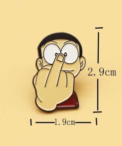 Doraemon 'F | U' Enamel Pin - Image 4