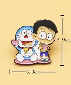 Alternative view of Doraemon 'Best Buds' Enamel Pin