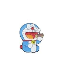 Doraemon 'Eating Bisucits' Enamel Pin