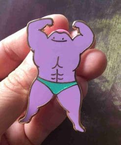 Pokemon 'Ditto | Fitness Model' Enamel Pin - Image 3