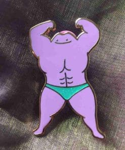 Alternative view of Pokemon 'Ditto | Fitness Model' Enamel Pin