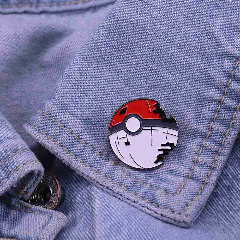 Pokemon 'Damaged Pokemon | Death Star' Enamel Pin - Image 2