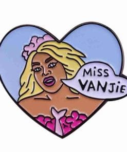 Alternative view of Rupaul's Drag Race 'Vanjie Mateo' Enamel Pin