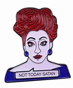 Rupaul's Drag Race 'Violet Chachki | Not Today Satan' Enamel Pin