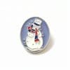 Christmas 'Lonely Mr. Snowman' Enamel Pin