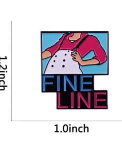 Alternative view of Harry Styles 'Fine Line' Enamel Pin
