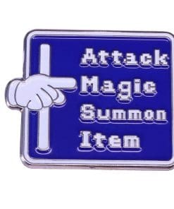 Final Fantasy 7 'Attack Magic Summon Item' Enamel Pin