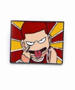 Alternative view of Slam Dunk 'Chibi Sakuragi Tongue-out' Enamel Pin